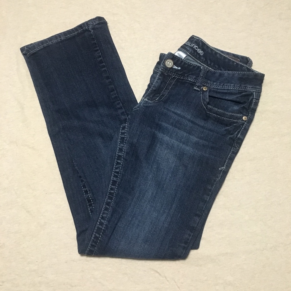 Maurices Straight leg Jean.  Size 3/4